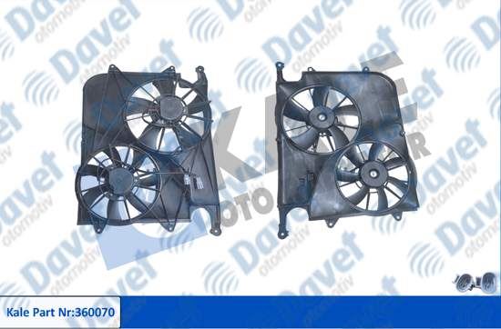 25-1604 Fan Motoru (Su+Klima) Davlumbazli Ciftli Chevrolet Captiva (C100) 2.0 D 2006-2012